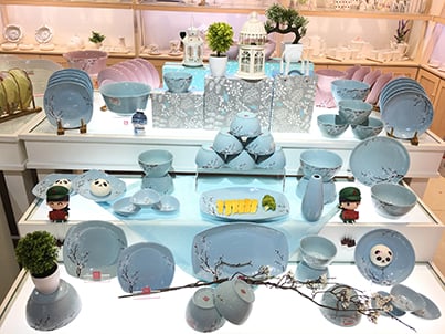 陶瓷餐具套装系列，樱之魅影